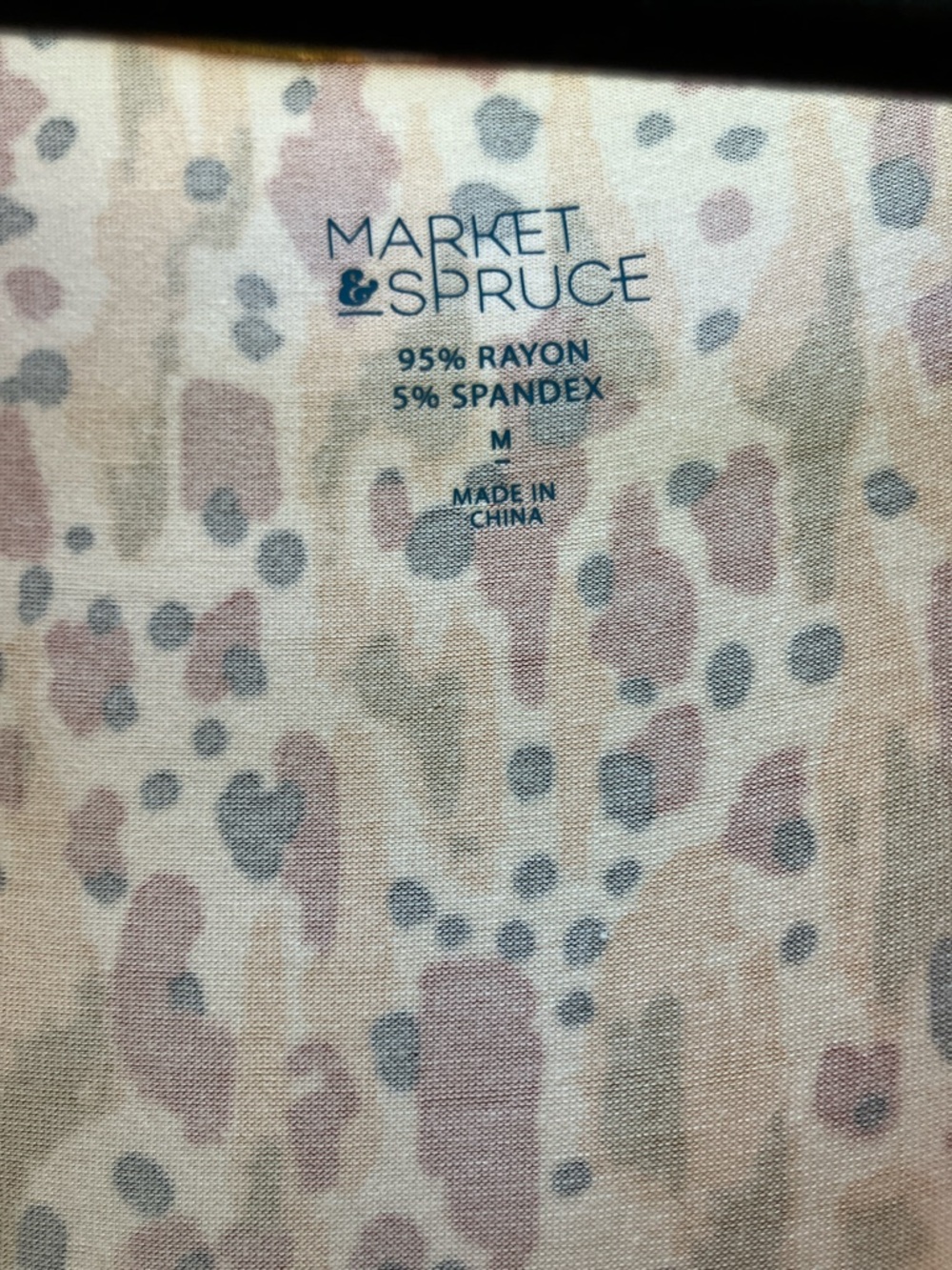 Market & Spruce Neutral Multicolor Maxi Dress Comfortable transitional - Picture 6 of 6